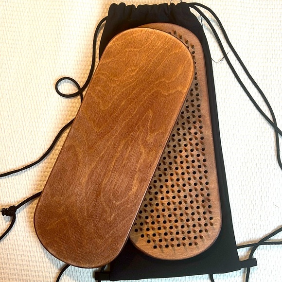 Set of 2 Sadhu Boards 10 mm, Acupuncture, Handmade 🤎 yoga board tree of life - Picture 3 of 16